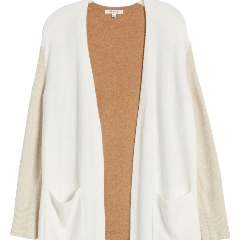 Madewell Kent Colorblock Cardigan. $168 BNWOT